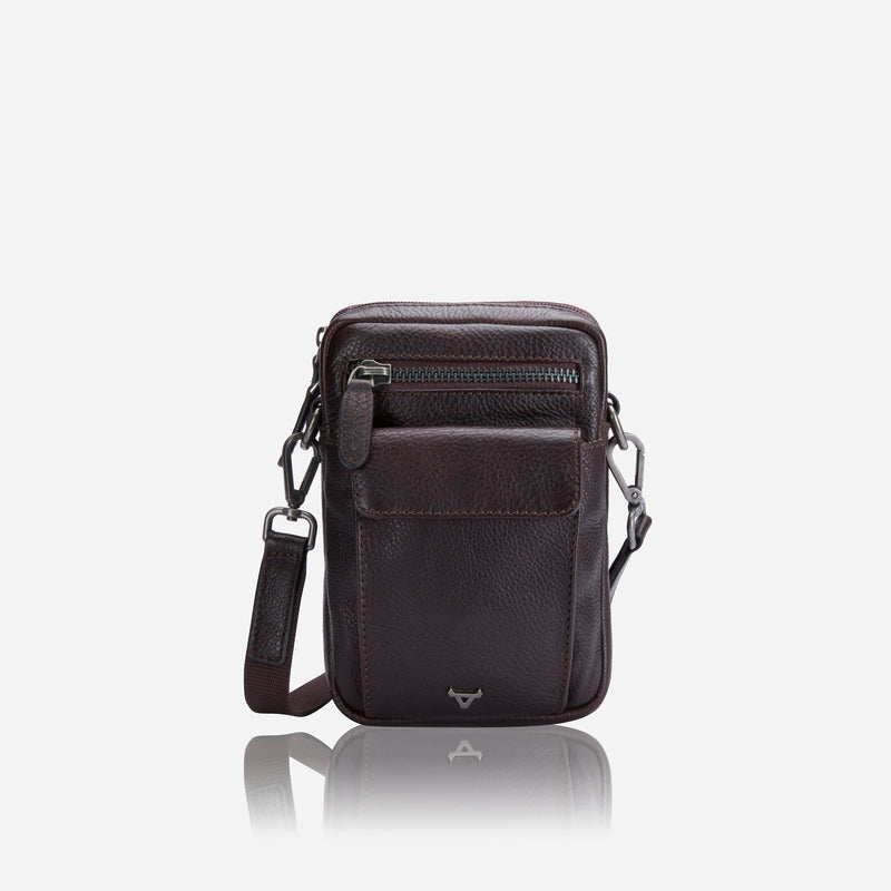 Organiser with handstrap, Impala Brown - Leather Business Bag | Brando Leather South Africa