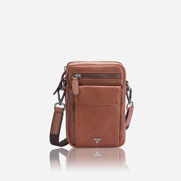 Organiser with handstrap, Impala Copper Brown - Leather Business Bag | Brando Leather South Africa