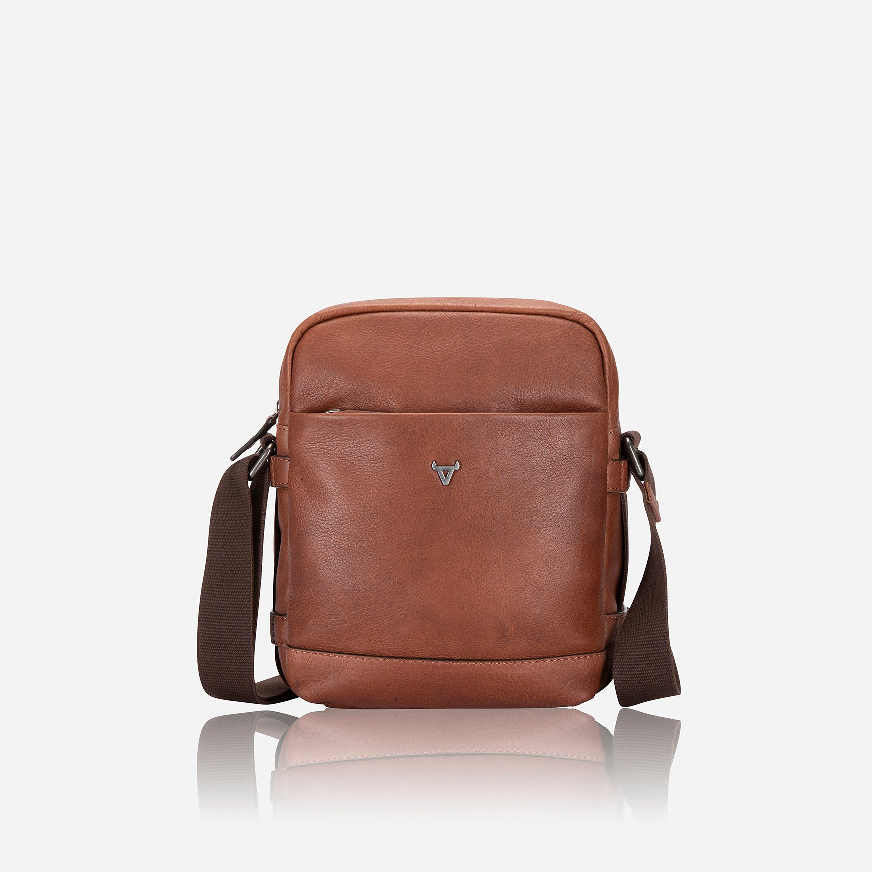 Leather Crossbody Bag, Copper