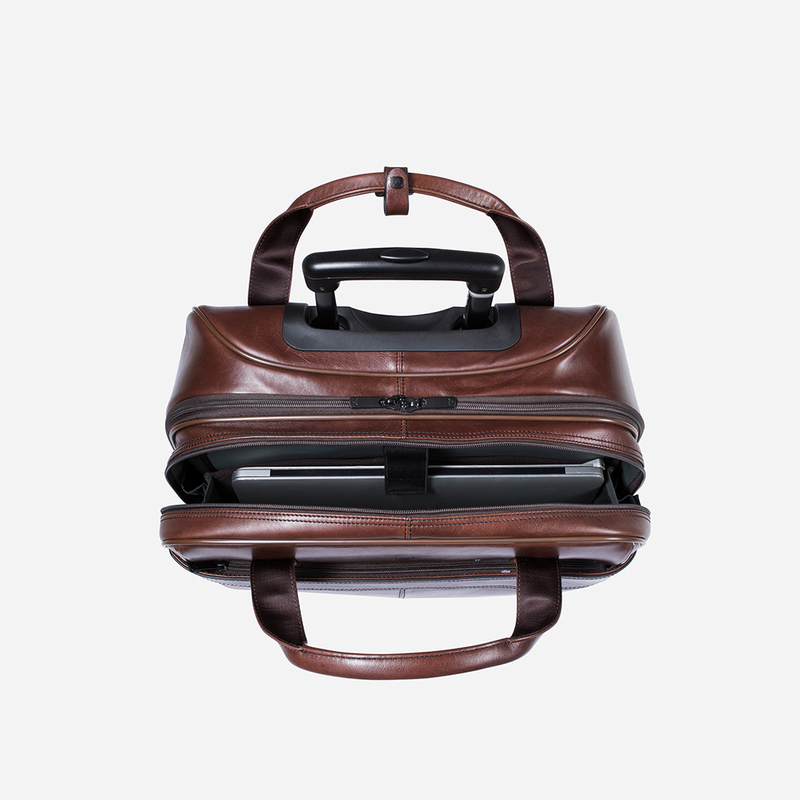 The Pelat 17" Laptop/Overnight Bag - Leather Business Bag | Brando Leather South Africa