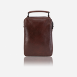 Gent's Bag With Top Handle - Leather Crossbody Bag | Brando Leather South Africa