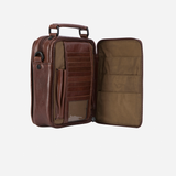 Gent's Bag With Top Handle - Leather Crossbody Bag | Brando Leather South Africa