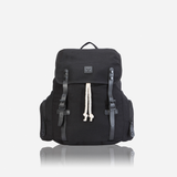 Shift Everyday Backpack - Black Leather Backpacks | Brando Leather South Africa