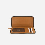 Large Leather Travel Wallet, Tan - Leather Wallet | Brando Leather South Africa