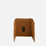 Cooper Upright Trifold Leather Wallet, Brown - Brown Leather Wallet | Brando Leather South Africa