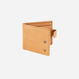 Leather Wallet With Tab, Tan - Leather Wallet | Brando Leather South Africa