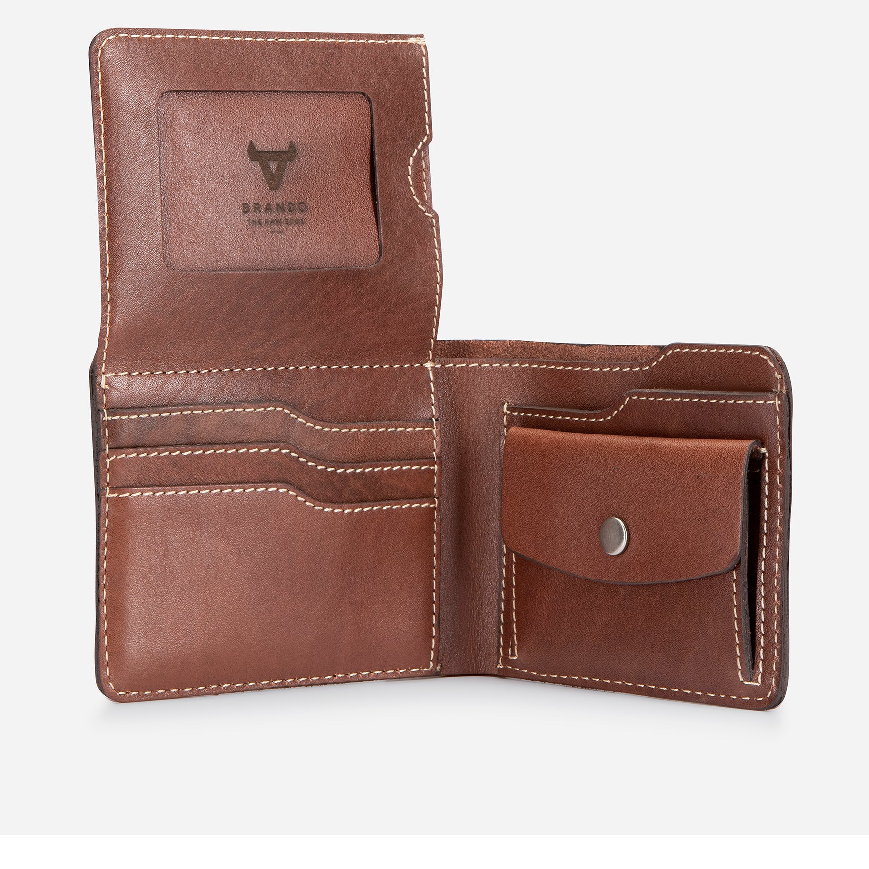 Wayne Leather Wallet, Brown