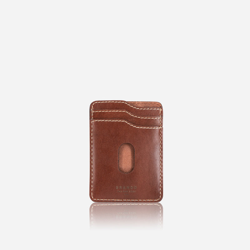Brando Leather Card Holder, Brown