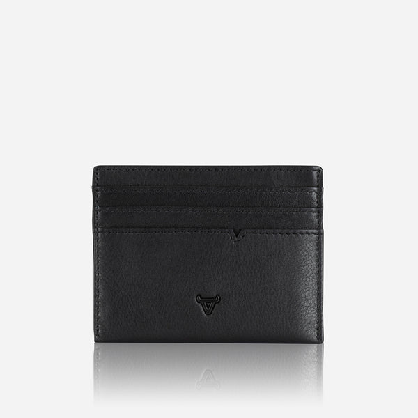 Brando Leather Card Holder, Black