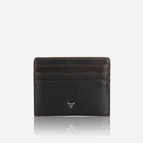 Brando 6 Slot Card Leather Wallet, Brown