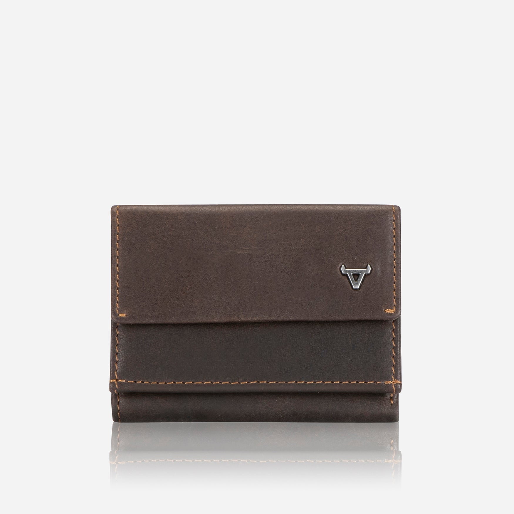 Eastwood Compact Leather Wallet, Brown