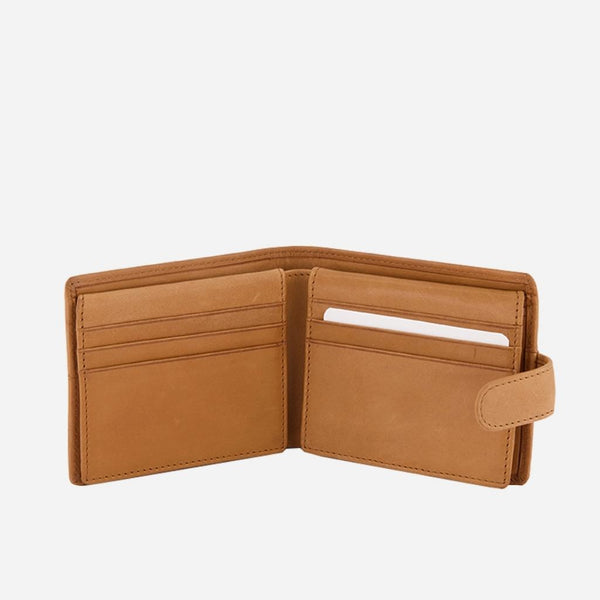 Brando Multi Card Wallet with Tab, Tan