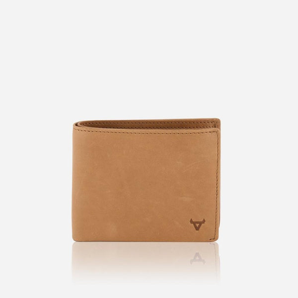 Leather Wallet with Flap, Tan - Leather Wallet | Brando Leather South Africa