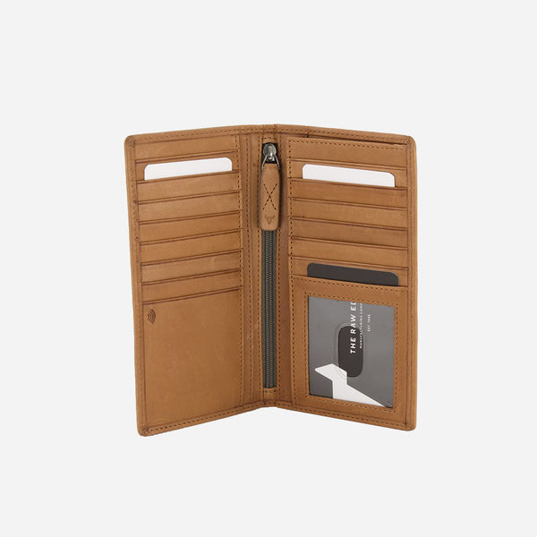 Genuine Leather Pocketbook, Tan - Leather Wallet | Brando Leather South Africa