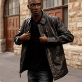 Marlon Jacket, Black - Leather Jacket | Brando Leather South Africa