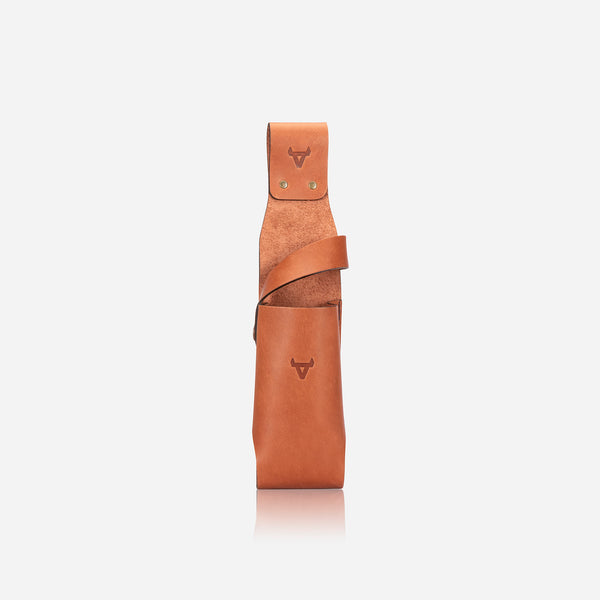Beer Bottle Holder, Tan | Brando Leather South Africa