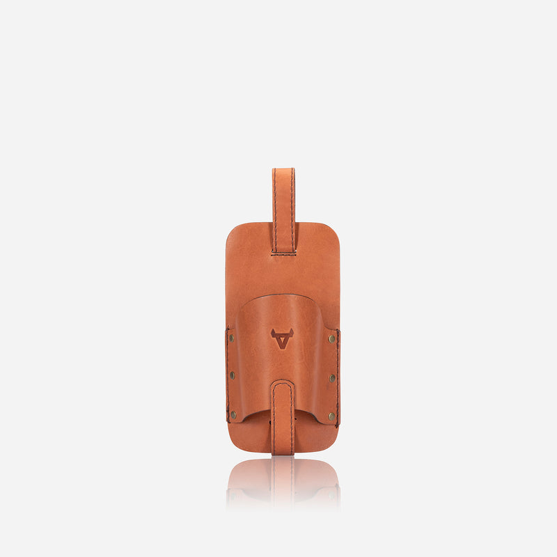 Beer Bottle Holder, Tan | Brando Leather South Africa