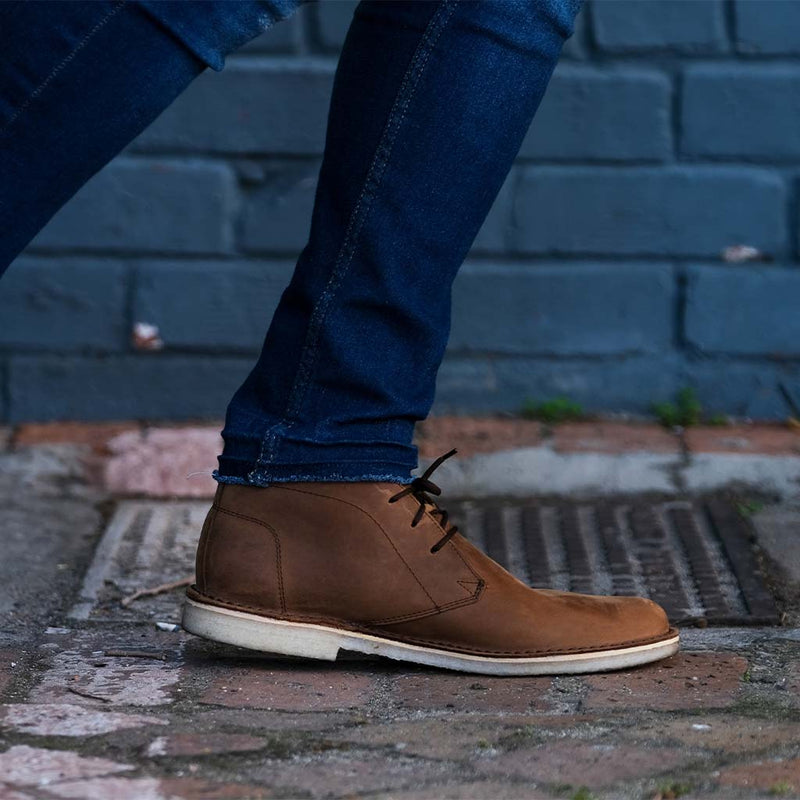 Chukka Boot, Dark Brown - Leather Shoes | Brando Leather South Africa